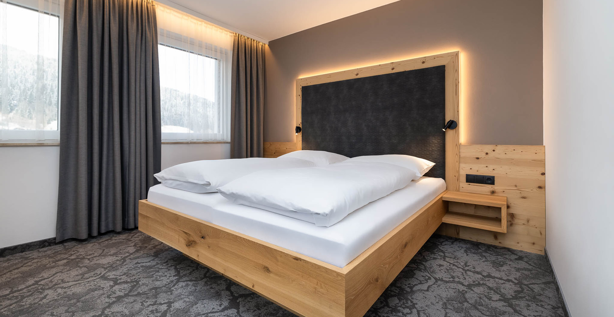 Gemütliche Doppelzimmer, Familienzimmer und Hotelappartements