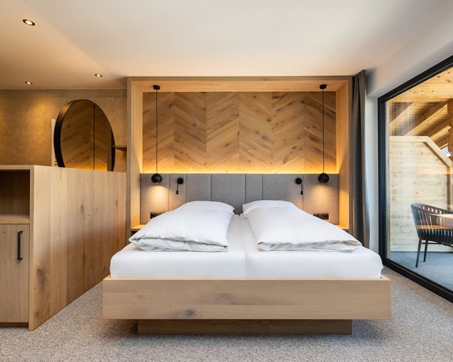 Wohnbeispiel Doppelzimmer "Panorama" mit Balkon
