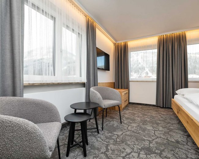 Wohnbeispiel Familiensuite "Alpin" mit Balkon